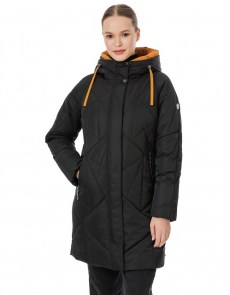 Зимняя куртка Limo Lady 3378 - Чёрный/охра - без меха