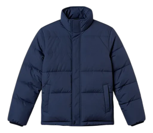 Navy Puffer Jacket