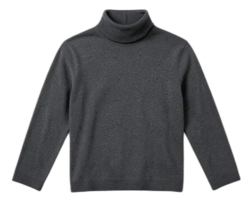 Charcoal Turtleneck