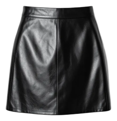 Black Leather Skirt