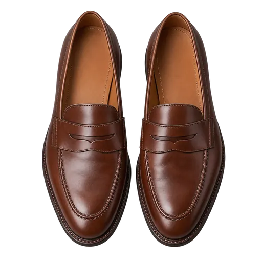 Men's loafers, brown